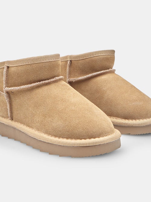 Bottine pour fille en fausse fourrure Bata - Kiabi