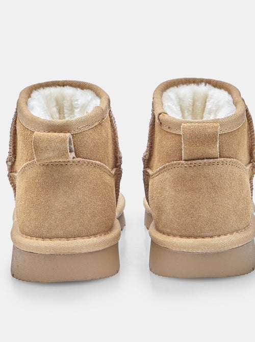 Bottine pour fille en fausse fourrure Bata - Kiabi