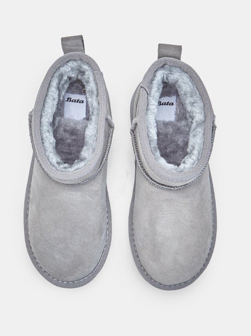 Bottine pour fille en fausse fourrure Bata - Kiabi