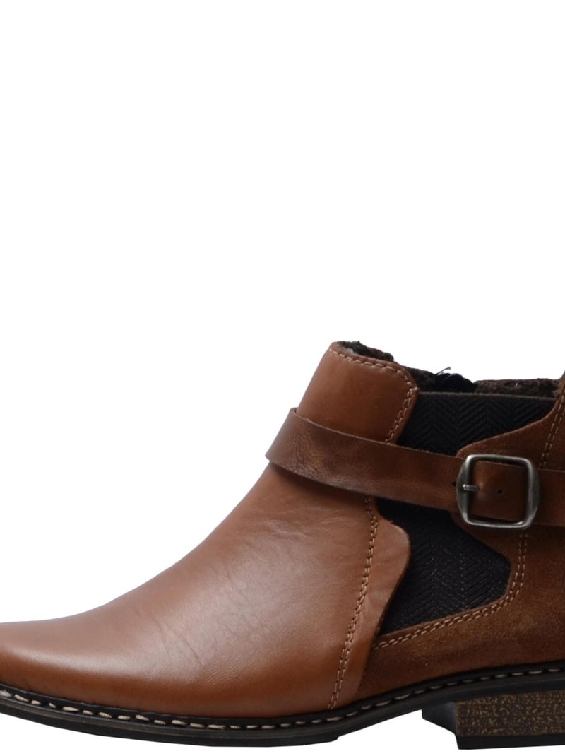 Bottine Rieker Cristallino Marron - Kiabi