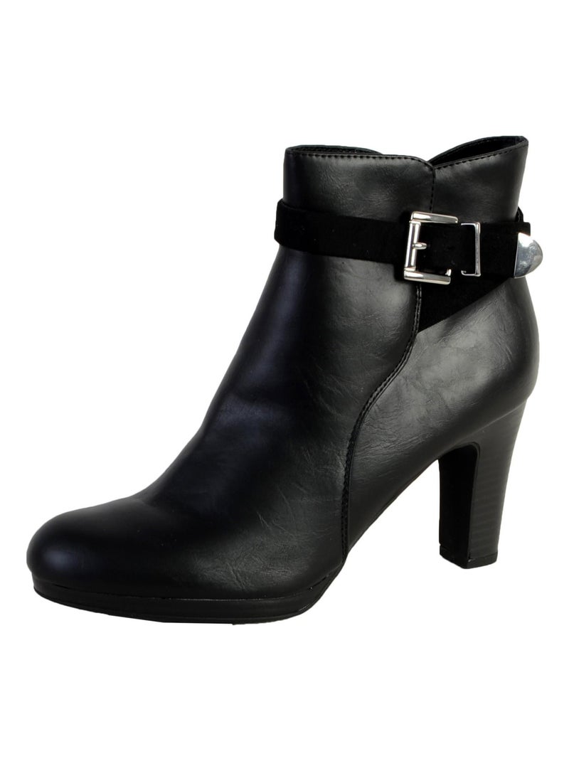 Bottine Talon The Divine Factory QL3815 Noir - Kiabi