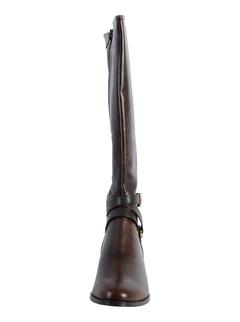 Bottine The Divine Factory QL4058 Marron - Kiabi