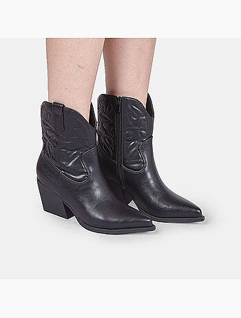 Bottine western avec talon Bata