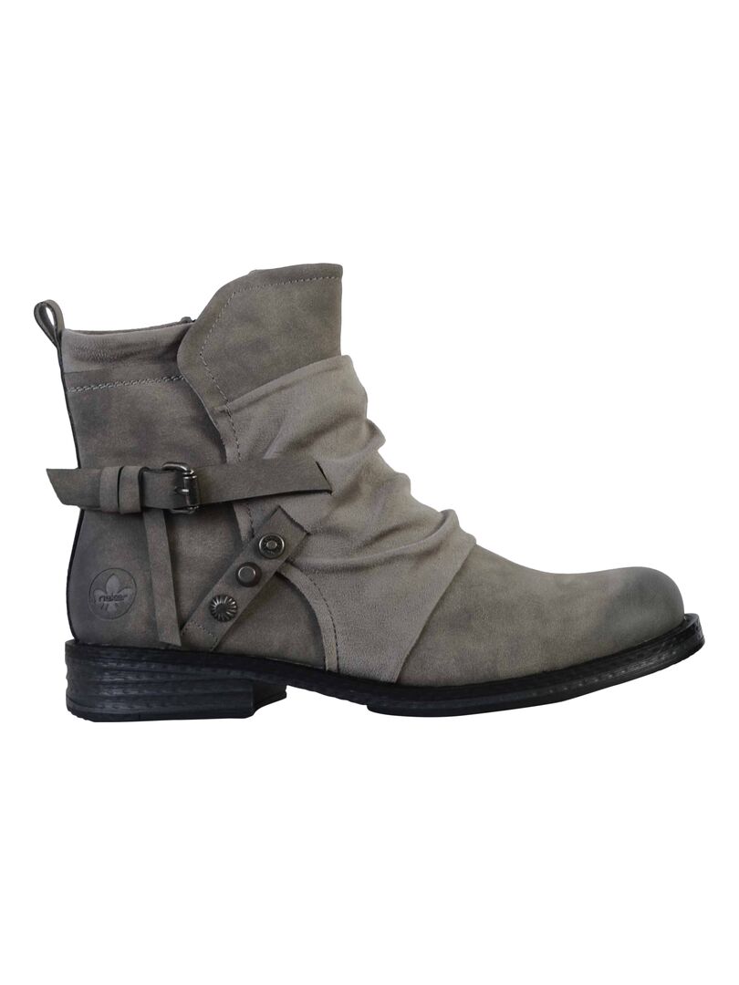 Bottine Zippée Rieker Merapi Gris - Kiabi