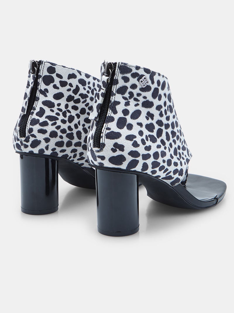 Bottines à bout ouvert Bata Red Label Noir Blanc - Kiabi