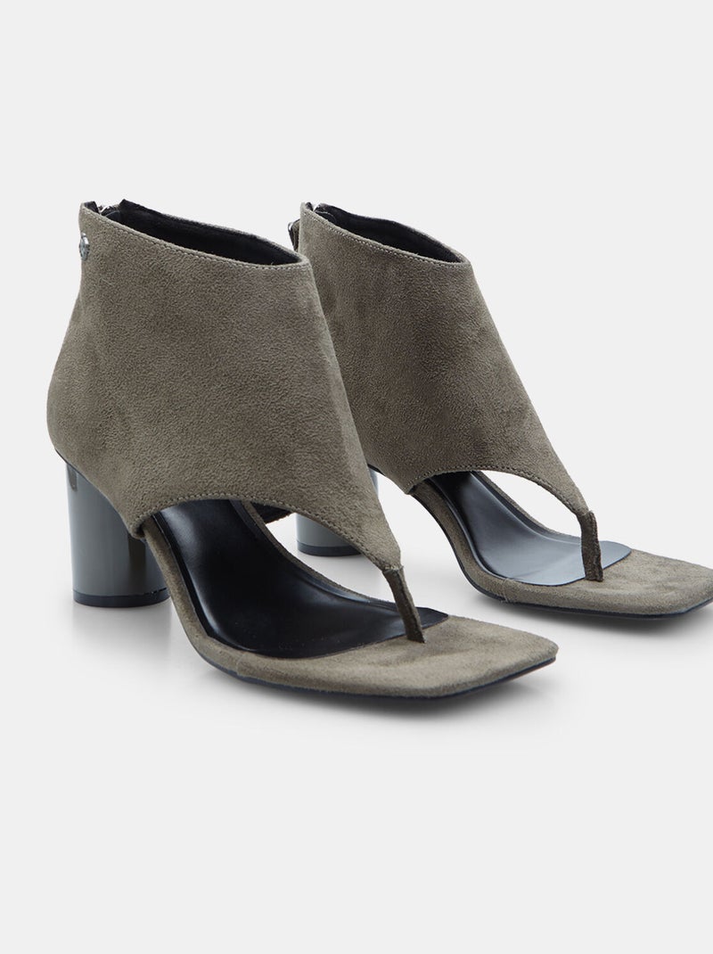Bottines à bout ouvert Bata Red Label Vert - Kiabi