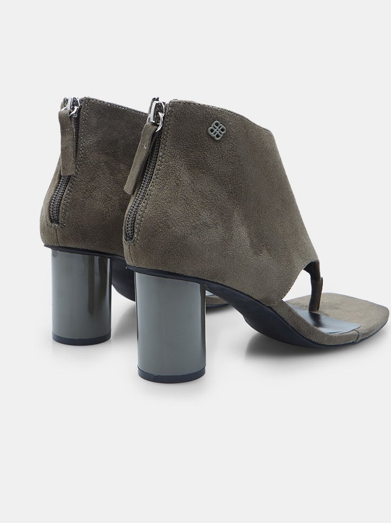 Bottines à bout ouvert Bata Red Label Vert - Kiabi