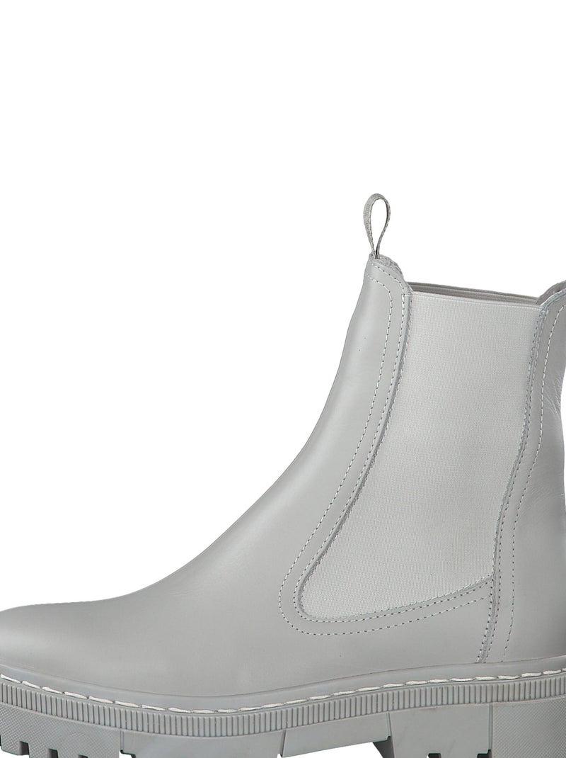 Bottines à Elastique Chelsea Tamaris Gris clair - Kiabi