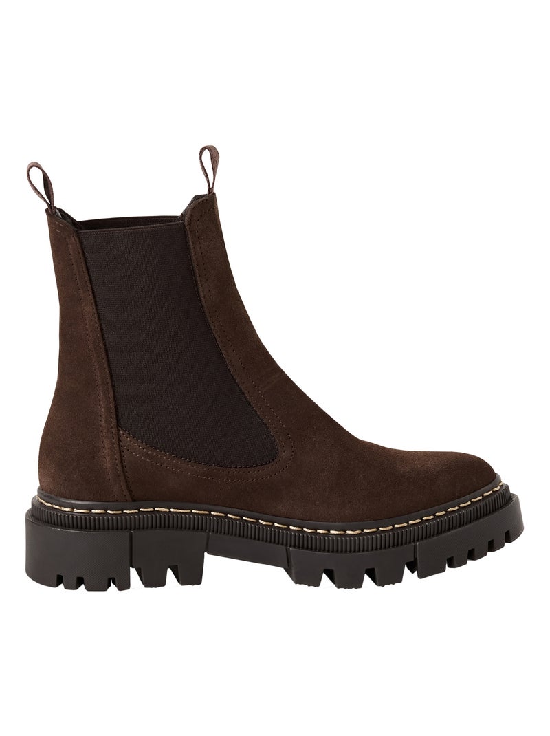 Bottines à Elastique Chelsea Tamaris Marron - Kiabi