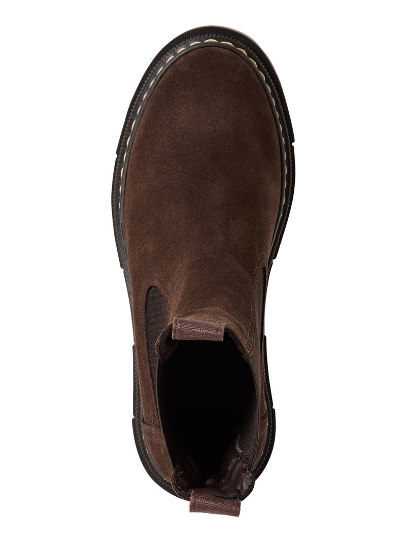 Bottines à Elastique Chelsea Tamaris Marron - Kiabi