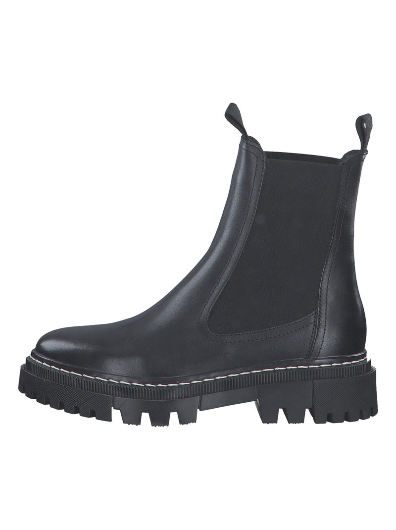 Bottines à Elastique Chelsea Tamaris Noir - Kiabi