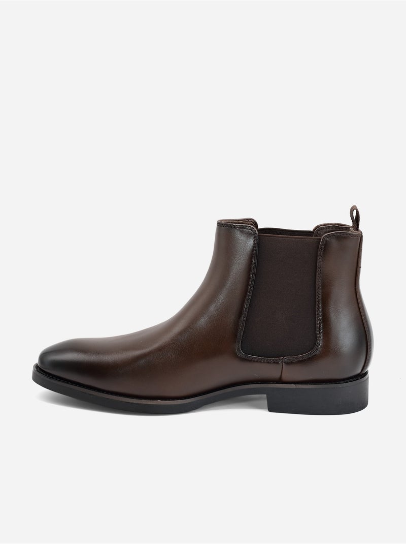Bottines à enfiler - uomo Marron - Kiabi