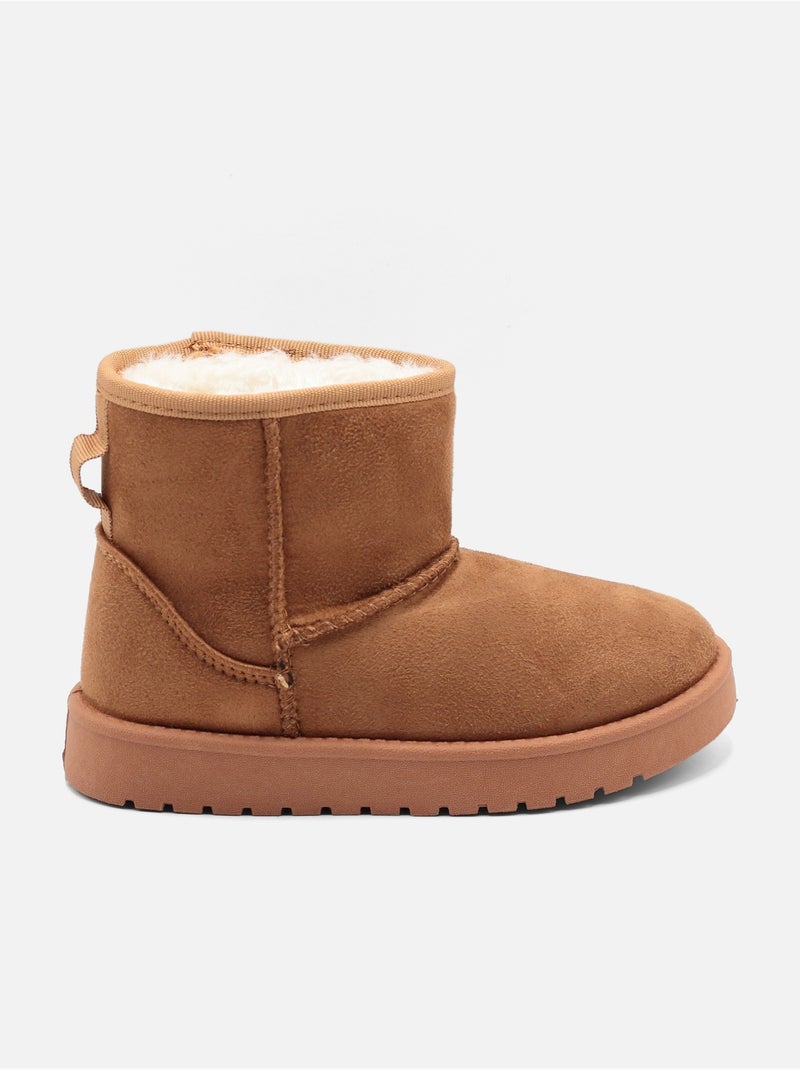 Bottines à enfiler Camel - Kiabi