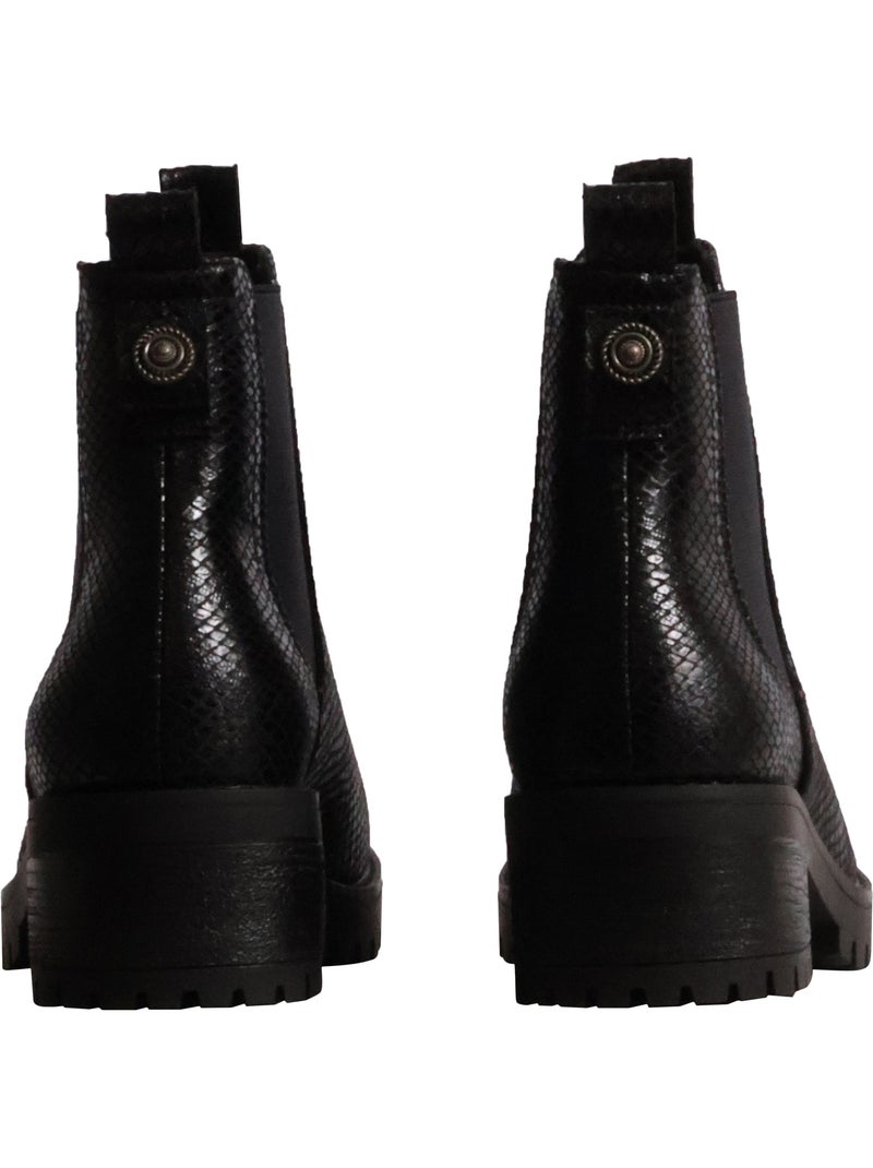 Bottines à enfiler findlay Noir - Kiabi
