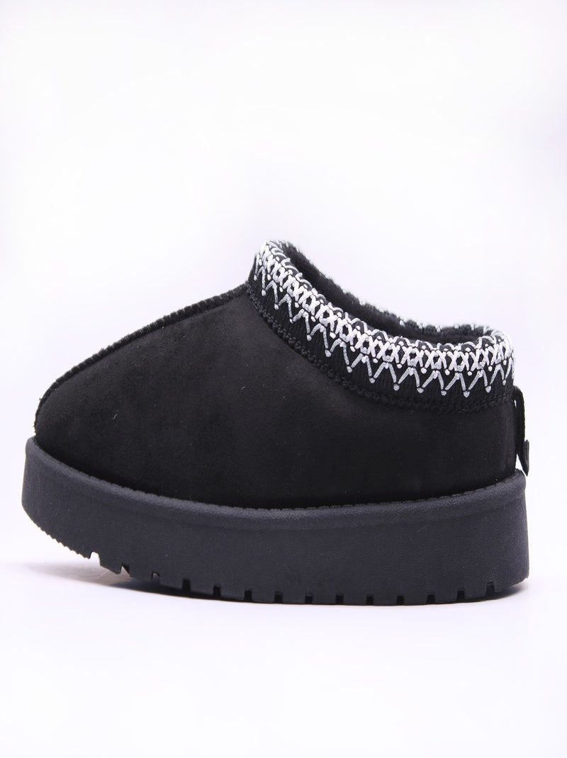 Bottines à enfiler Noir - Kiabi