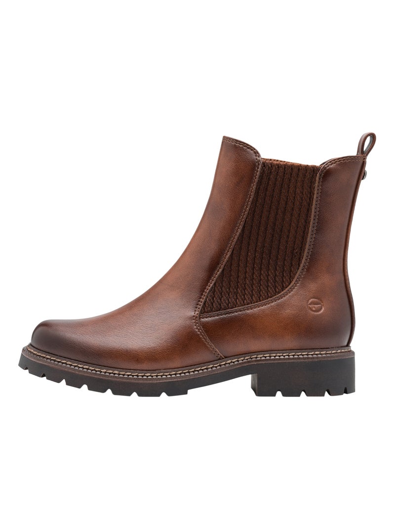 Bottines à Enfiler Tamaris Marron - Kiabi
