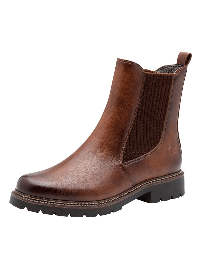 Bottines à Enfiler Tamaris Marron - Kiabi