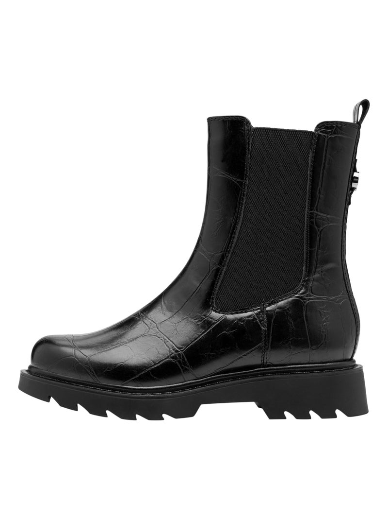 Bottines à Enfiler Tamaris Noir - Kiabi