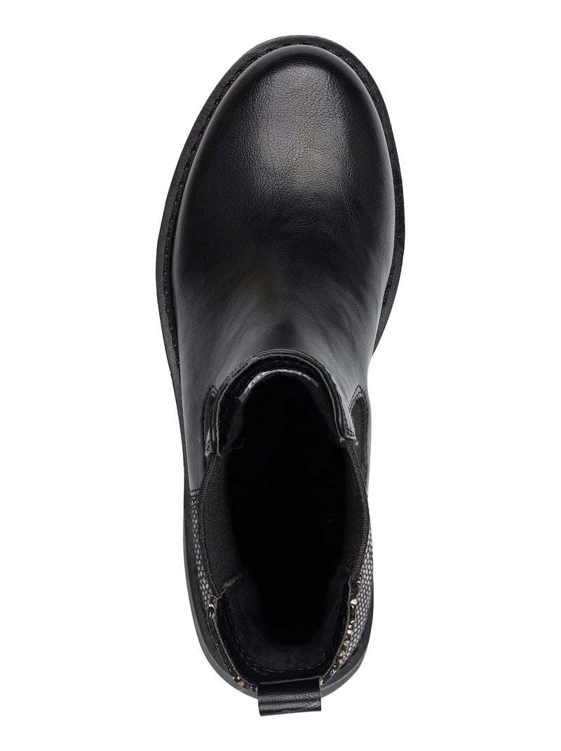 Bottines à Enfiler Tamaris Noir - Kiabi