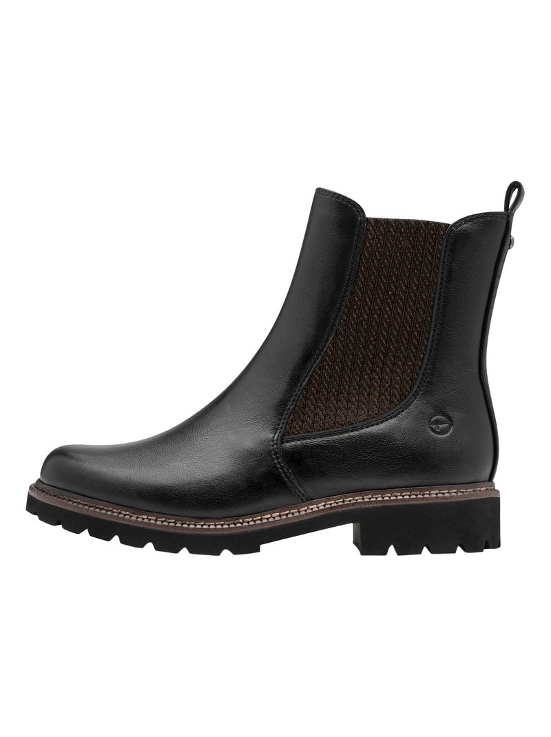 Bottines à Enfiler Tamaris Noir - Kiabi