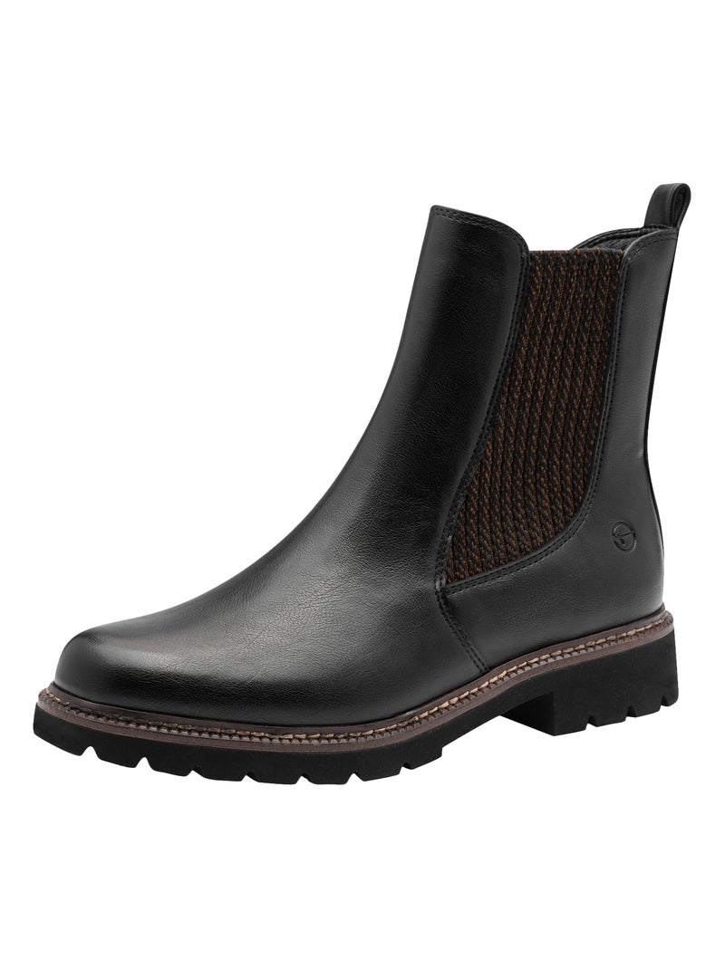 Bottines à Enfiler Tamaris Noir - Kiabi