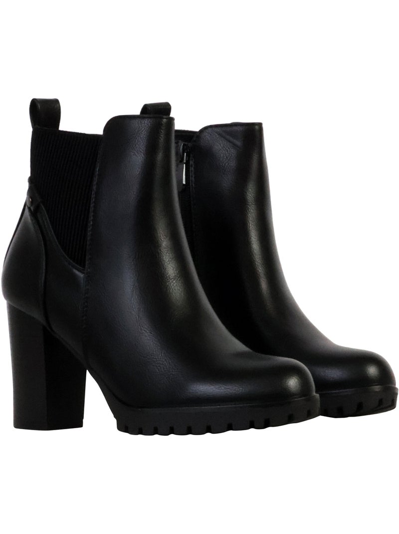 Bottines à Enfiler The Divine Factory Noir - Kiabi