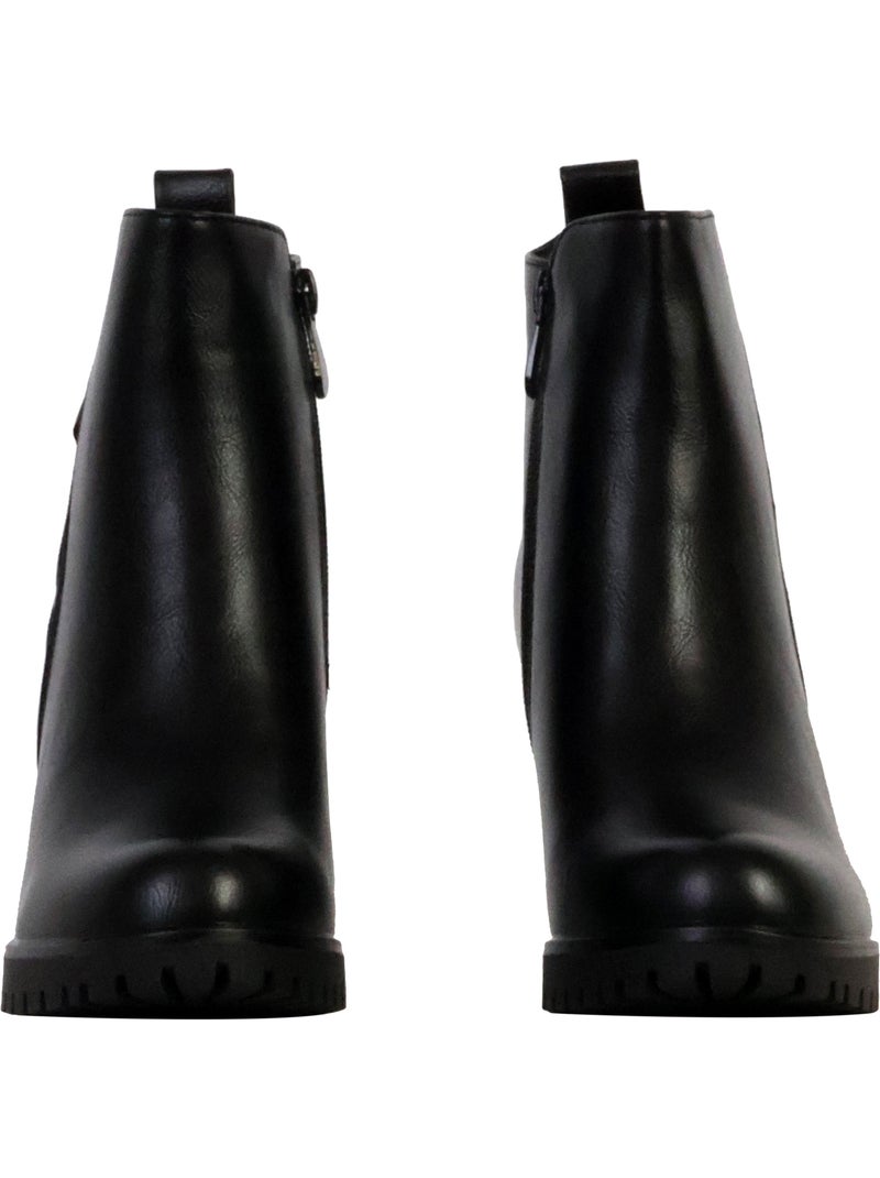 Bottines à Enfiler The Divine Factory Noir - Kiabi