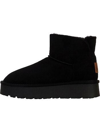Bottines femme fourrées