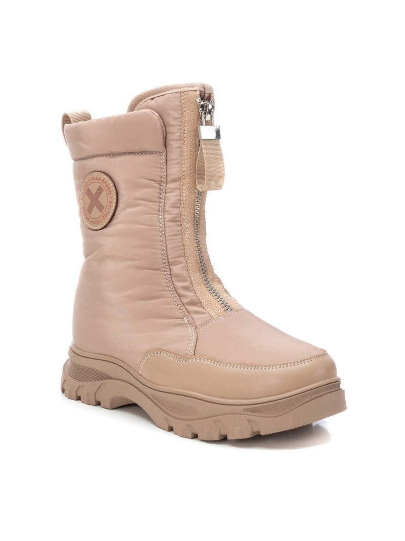 Bottines à fermeture éclair Xti Beige - Kiabi