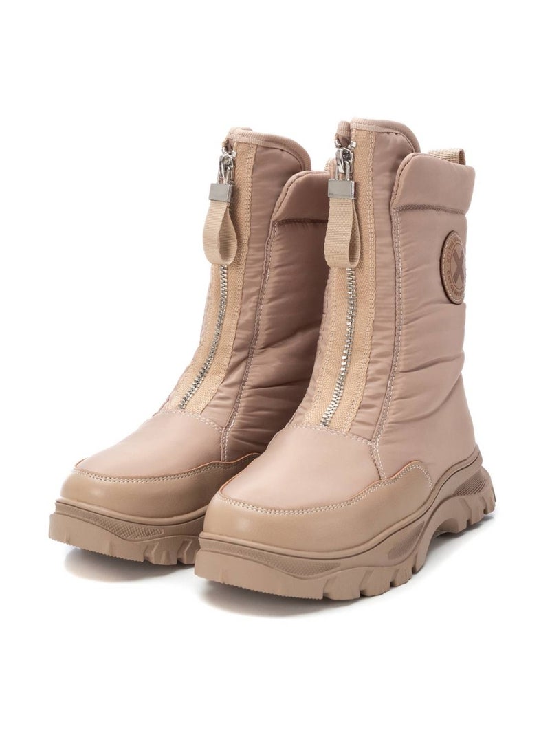 Bottines à fermeture éclair Xti Beige - Kiabi