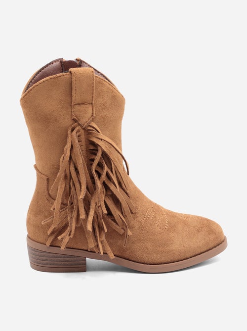 Bottines à franges - Kiabi