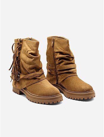Bottines à franges