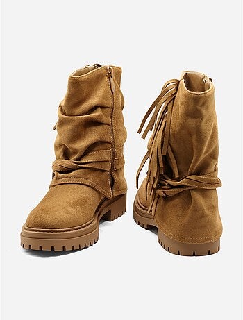 Bottines à franges