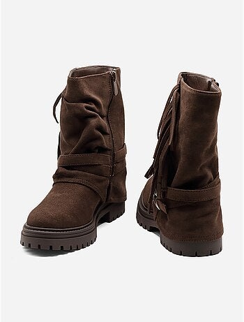 Bottines à franges