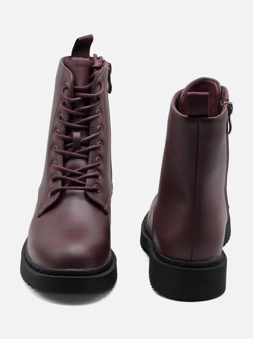 Bottines a lacets - Kiabi