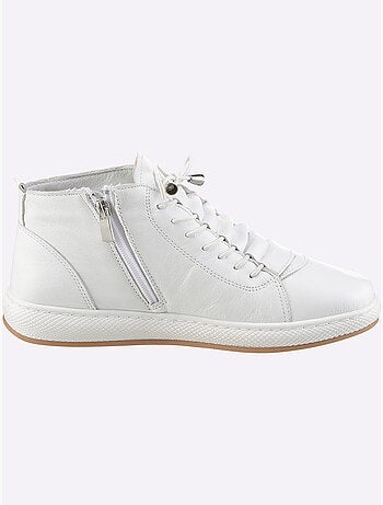 Bottines à Lacets Cuir Nappa De Vache - helline