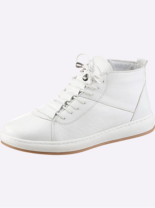 Bottines à Lacets Cuir Nappa De Vache - helline - Kiabi