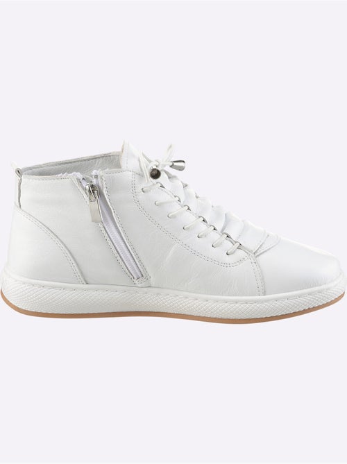 Bottines à Lacets Cuir Nappa De Vache - helline - Kiabi