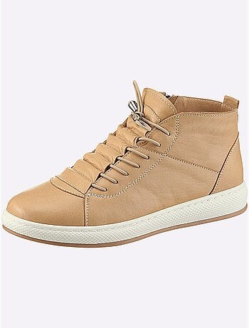 Bottines à Lacets Cuir Nappa De Vache - helline
