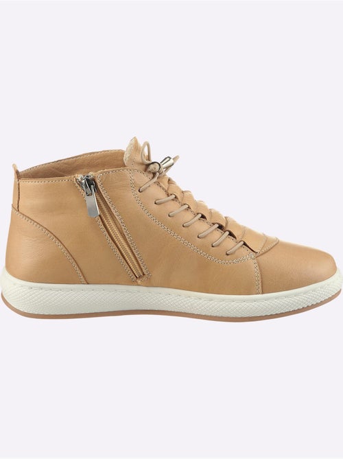 Bottines à Lacets Cuir Nappa De Vache - helline - Kiabi
