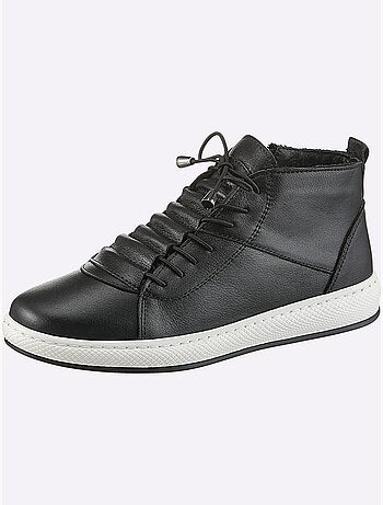 Bottines à Lacets Cuir Nappa De Vache - helline