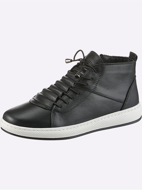 Bottines à Lacets Cuir Nappa De Vache - helline - Kiabi
