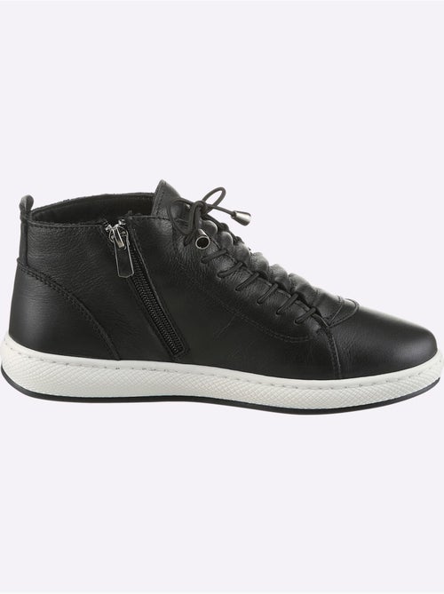 Bottines à Lacets Cuir Nappa De Vache - helline - Kiabi