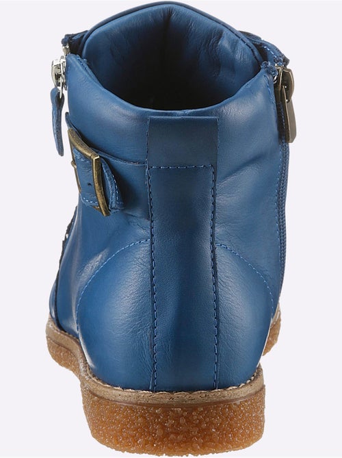 Bottines à Lacets Cuir Nappa De Vache - Taille Standard - helline - Kiabi