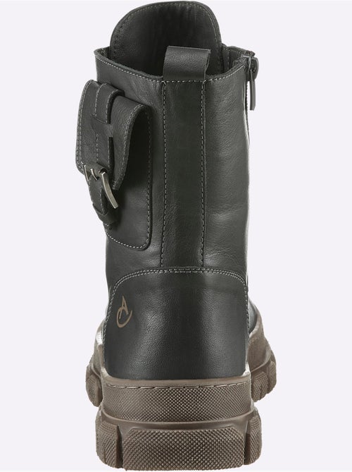 Bottines à Lacets Cuir Nappa De Vache - Taille Standard - helline - Kiabi