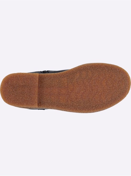 Bottines à Lacets Cuir Nappa De Vache - Taille Standard - helline - Kiabi