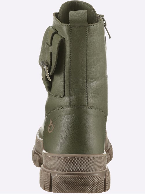 Bottines à Lacets Cuir Nappa De Vache - Taille Standard - helline - Kiabi