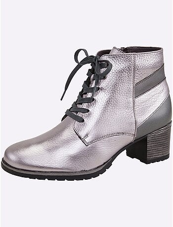 Bottines à Lacets De Fabrication Portugaise - Taille Standard - helline