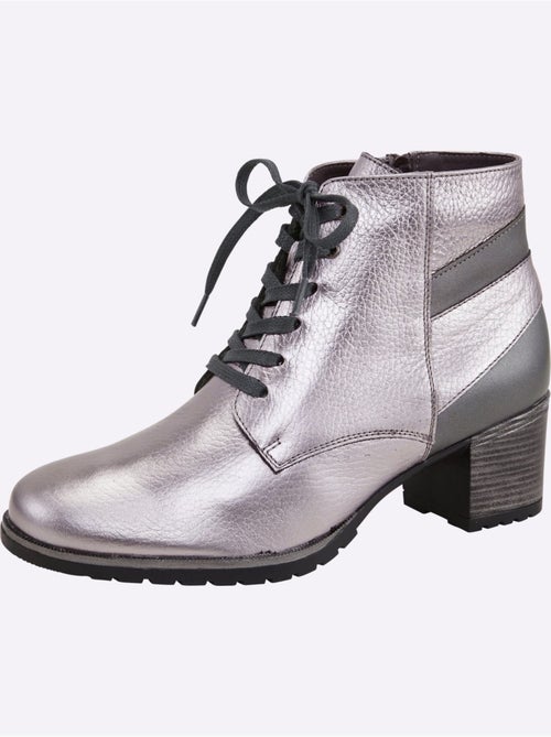Bottines à Lacets De Fabrication Portugaise - Taille Standard - helline - Kiabi