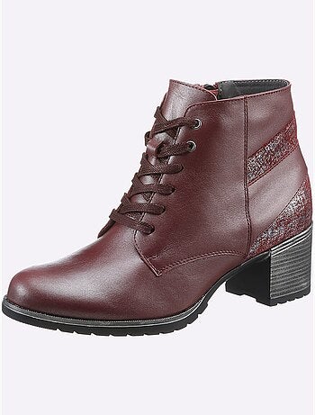 Bottines à Lacets De Fabrication Portugaise - Taille Standard - helline